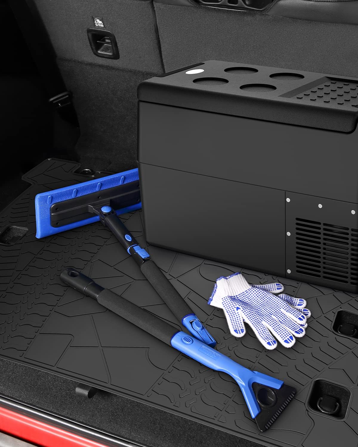 All-Weather Waterproof Trunk Mat Cargo Liner for Wrangler JL 4XE 2021 2022 4 Door Z696