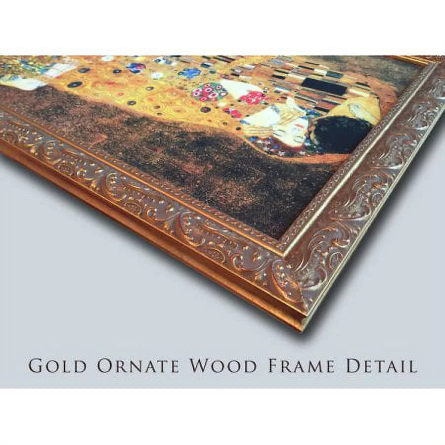 Gold Ornate Wood Framed Art Print O899