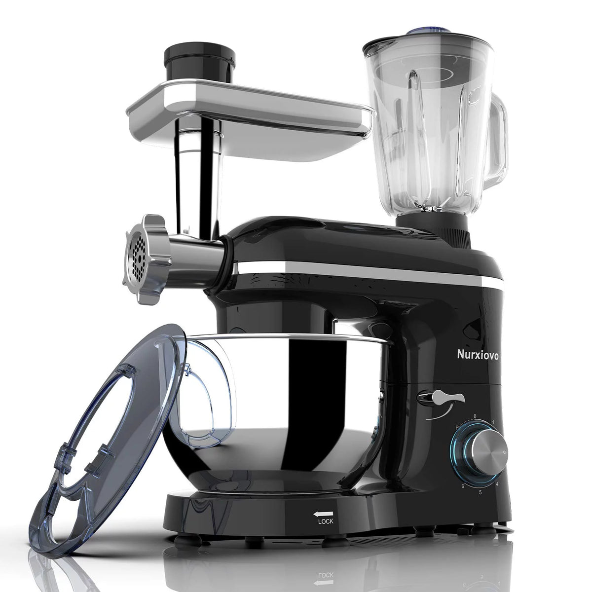 6.5QT 6 Speed Tilt-Head Stand Mixer with Stainless Steel Bowl Q86795