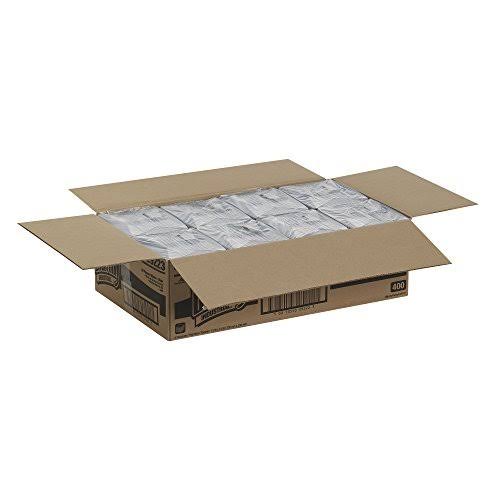 Medium Duty Airlaid 1/4 Fold Wipes, Blue, 50/Pack, 8 Packs/Carton O403