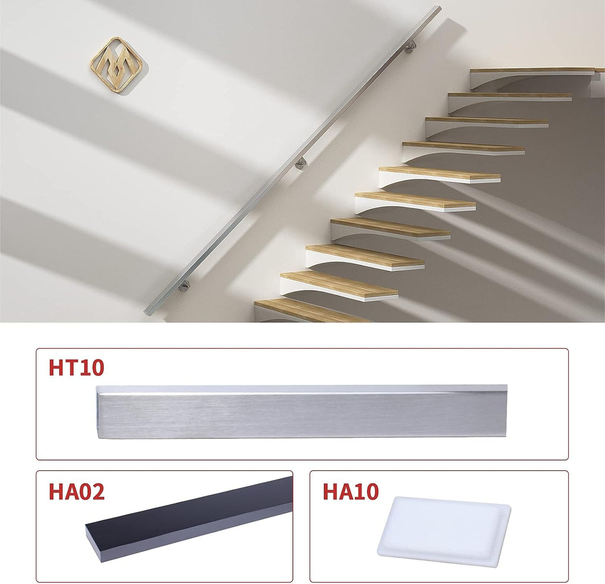 Adjustable Heavy Duty Brushed Stainless Steel Handrail Brackets V4562
