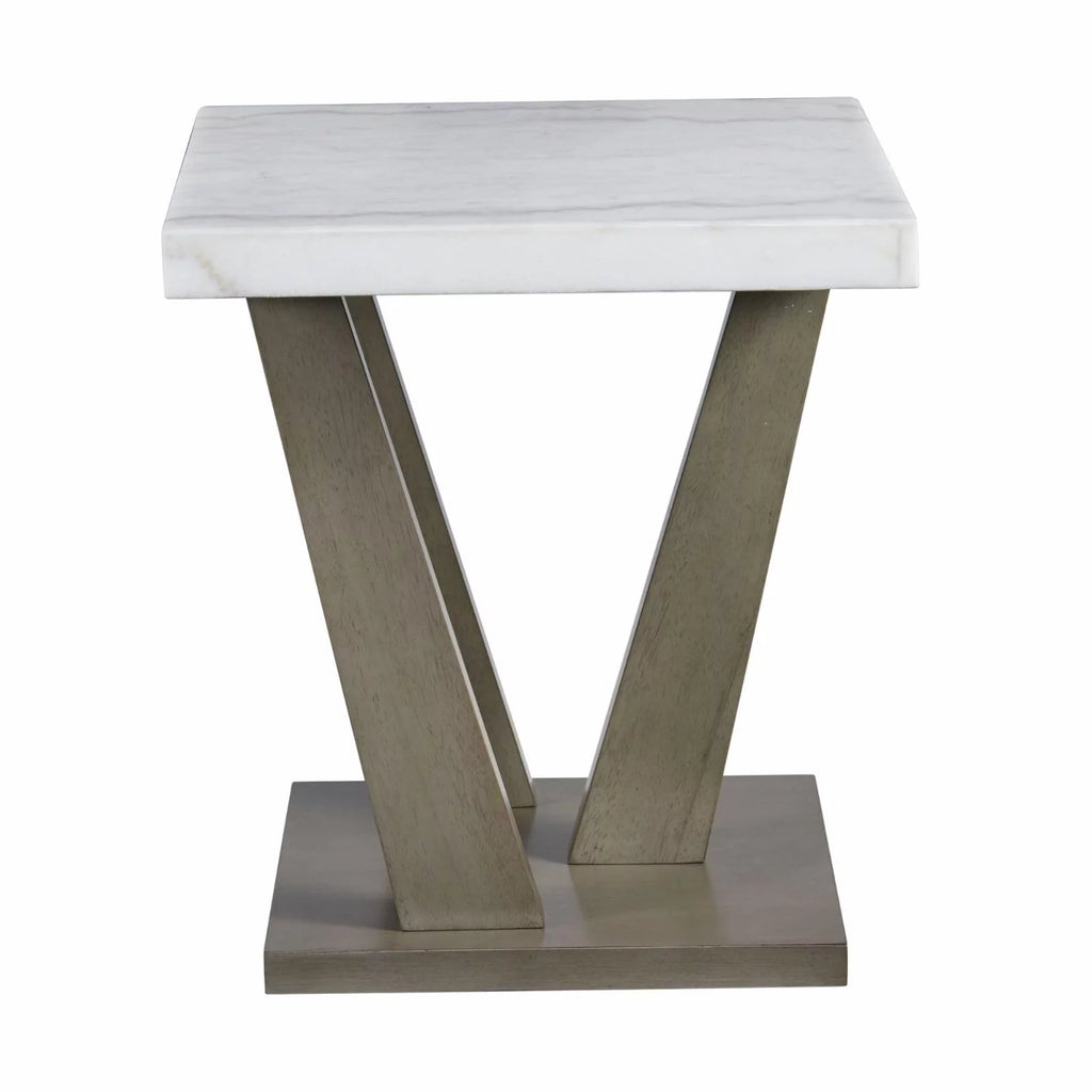 Gray Square End Table O619240