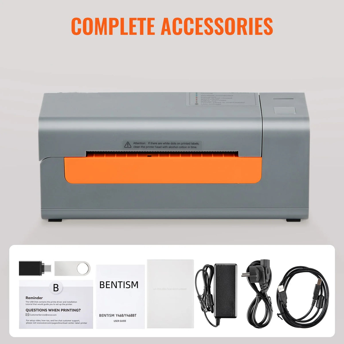 Thermal Label Printer 4X6 203DPI USB Bluetooth G232795