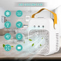 Portable Air Cooling Fan with LED Light 3 Wind Speeds L920043