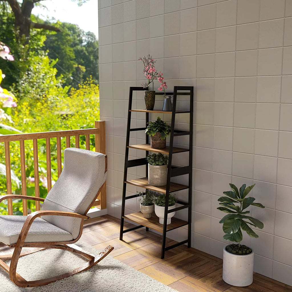 4 Tier Brown Bookshelf Z47457