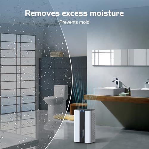 850 Sq.Ft 86OZ Water Tank Dehumidifier with Timer Auto Shut Off N17769