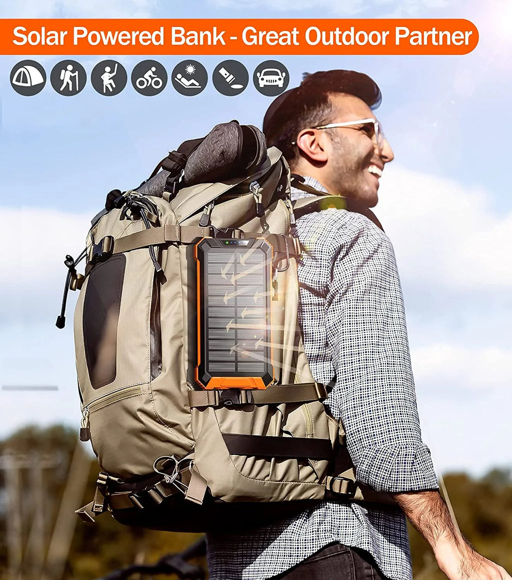 36000mAh Solar Power Bank Qi Wireless T22517