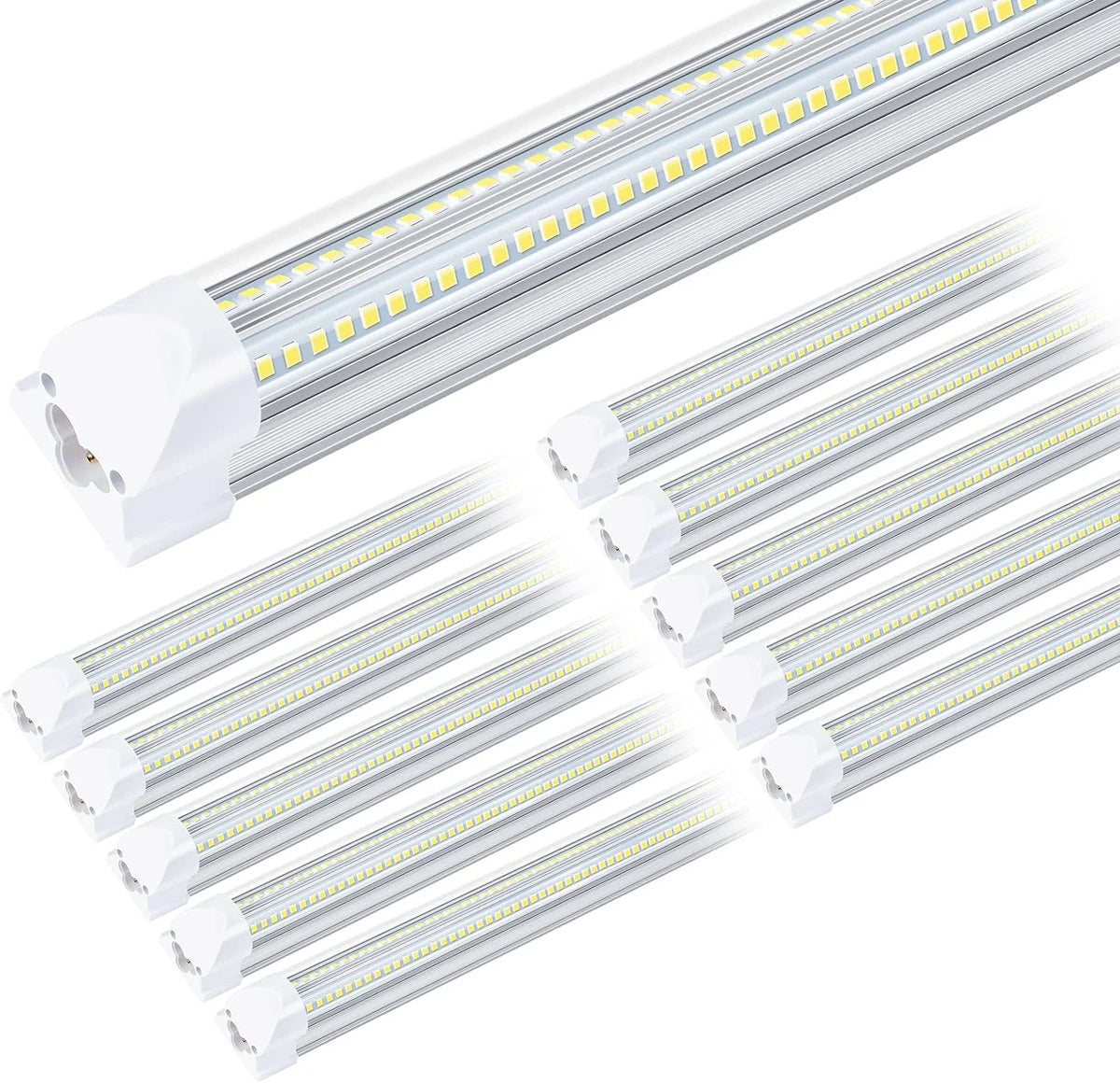10 Pack 4FT 50W 7750Lumen 6000K LED Light Fixture Y2876