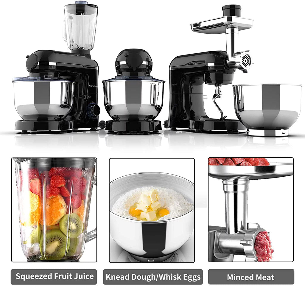 6.5QT 6 Speed Tilt-Head Stand Mixer with Stainless Steel Bowl Q86795