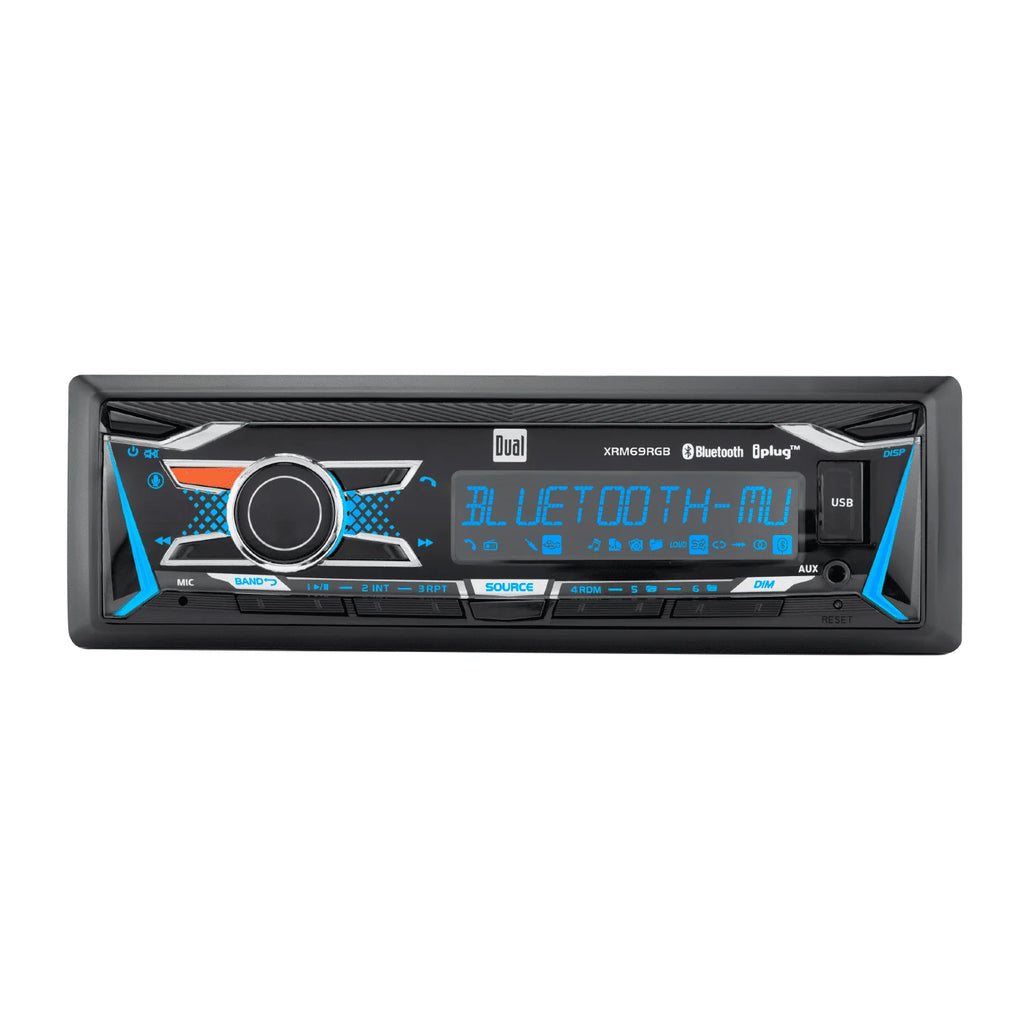 Single DIN Car Stereo Digital Media Receiver with Bluetooth B313