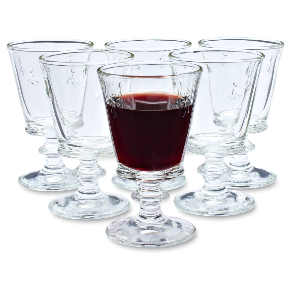 Set of 6 Clear Wine Glasses A75915