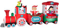 Christmas Airblown Inflatable Train Scene, 7.5 ft Tall, Multi H426647