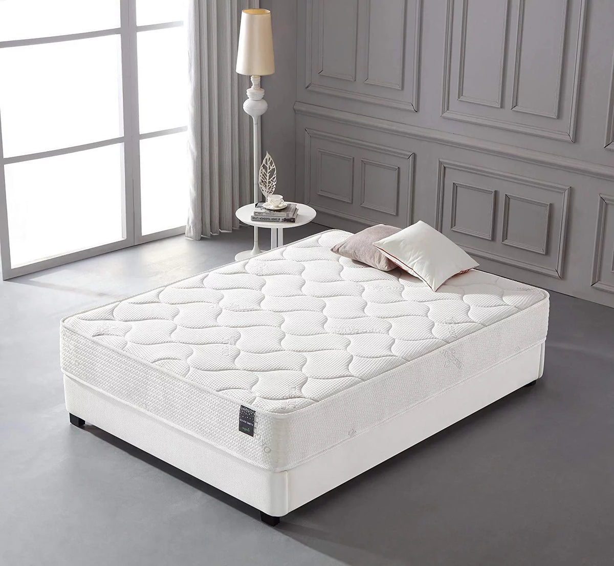 Organic Cotton 10" Spring & Foam Hybrid Mattress V278096