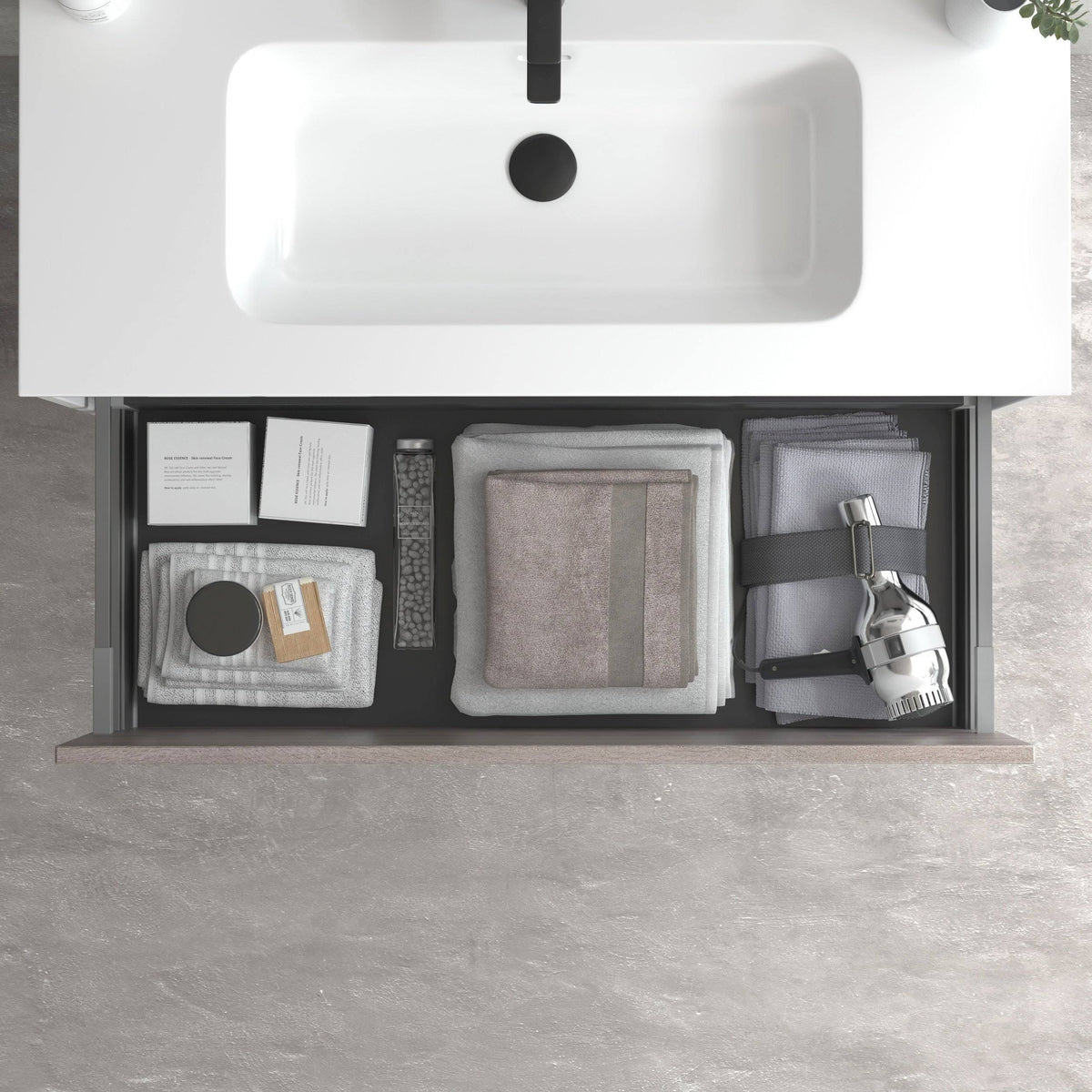 32x22 Bathroom Vanity Cabinet with Ceramic Sink P25556