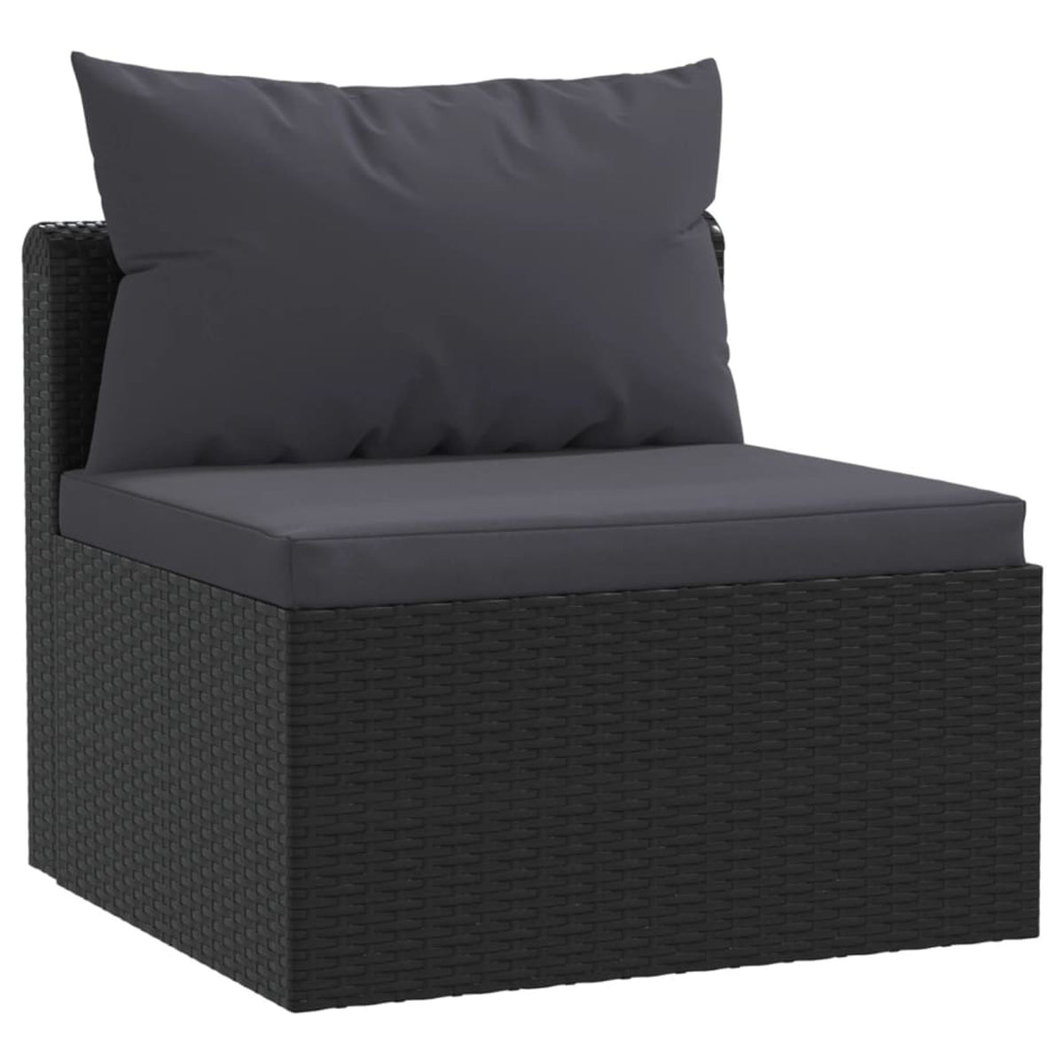 7 Piece Poly Rattan Outdoor Sectional Sofa Set with Cushions X350