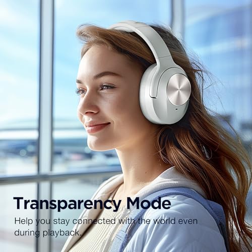 Hybrid Active Noise Cancelling Wireless Bluetooth Headphones Black S6197