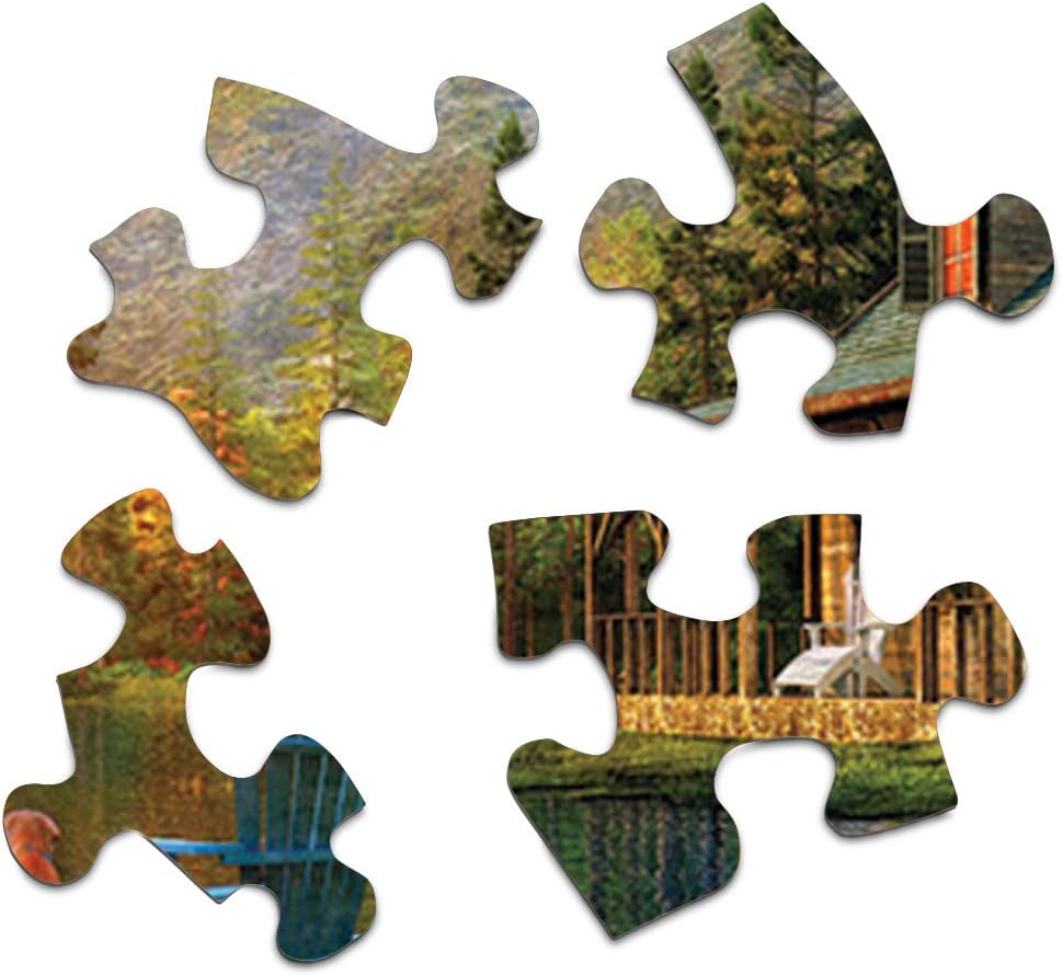 1000 Piece Jigsaw Puzzle Cabin Evening Sunset B904