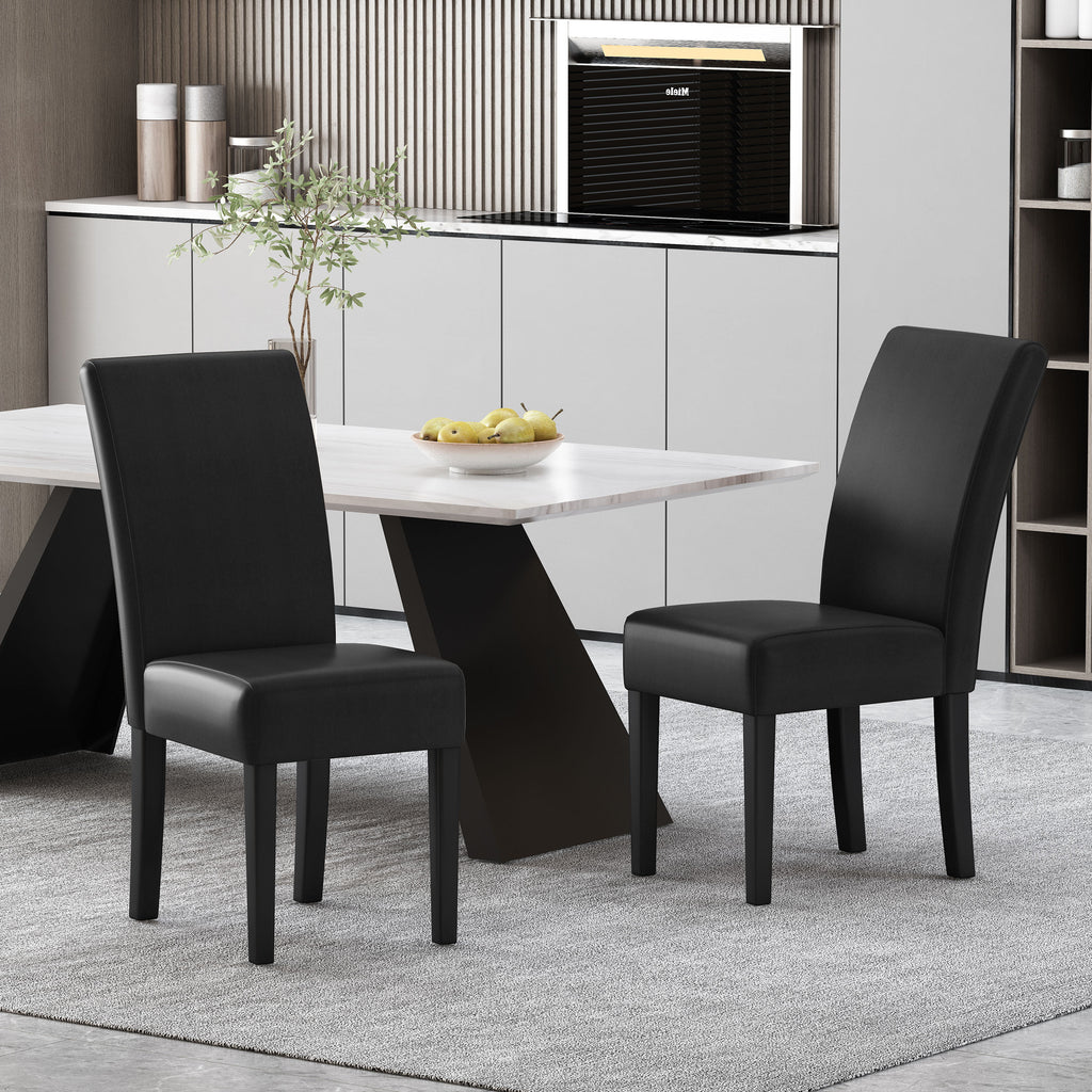 Faux Leather Dining Chairs Set of 2 L697189