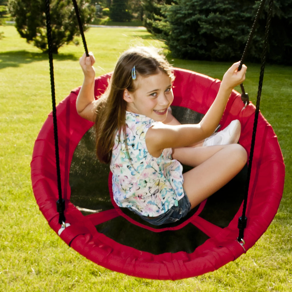 40" Red Platform Tree Swing D1492