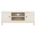 2 Door 1 Shelf Media Stand Distressed White B5592