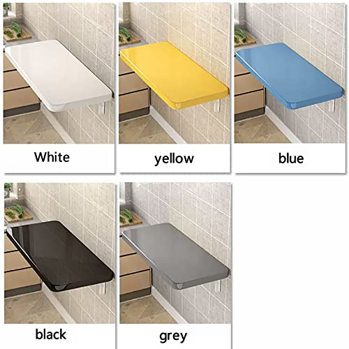 Blue Wall-Mounted Drop-Leaf Foldable Table 30x80cm D44330