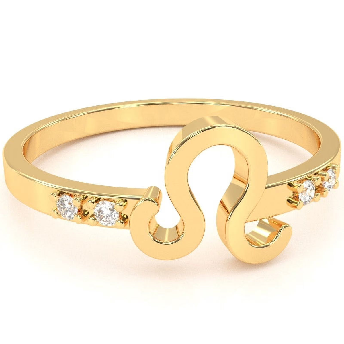 14k Yellow Gold Diamond Ring B718244