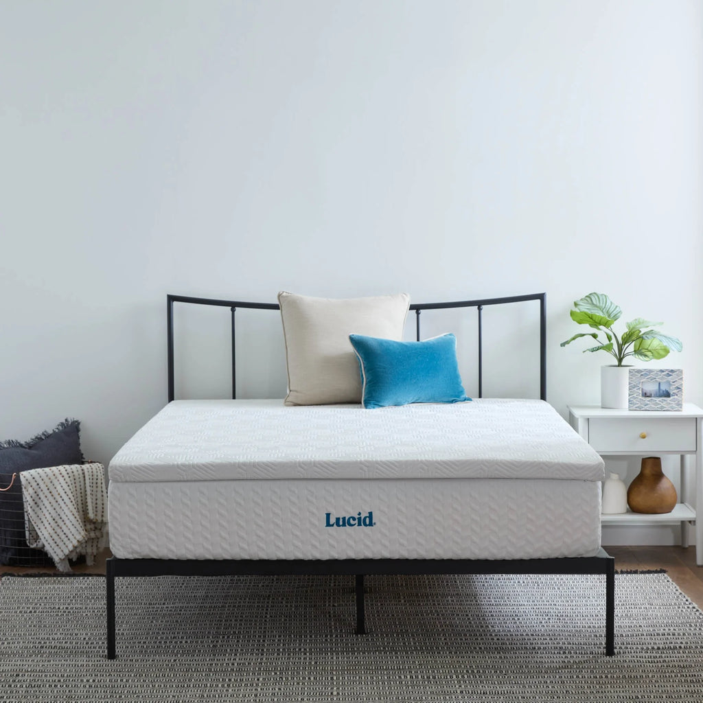 Queen Cooling Gel Memory Foam Mattress Topper with Cover R607491