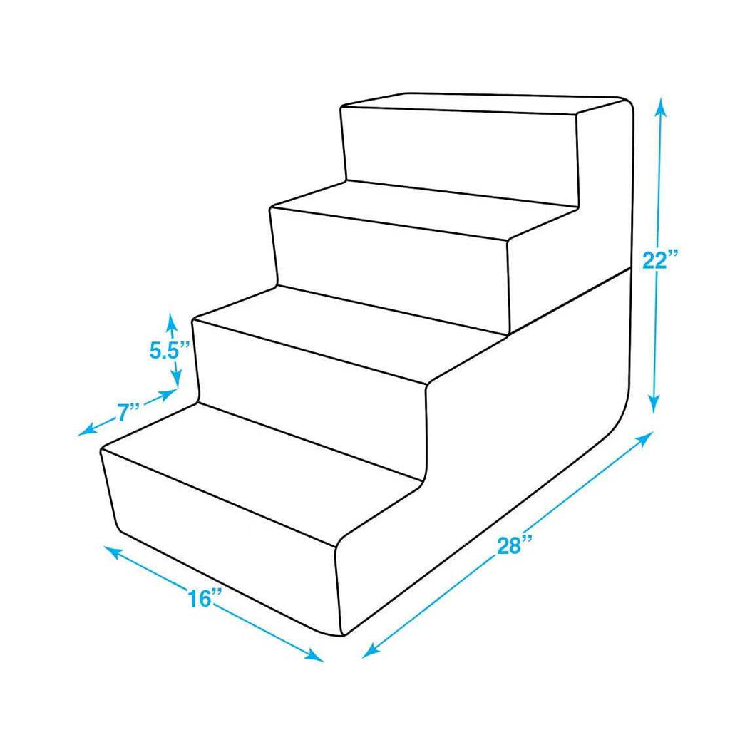 Foldable Pet Steps with CertiPUR-US Certified Foam V485