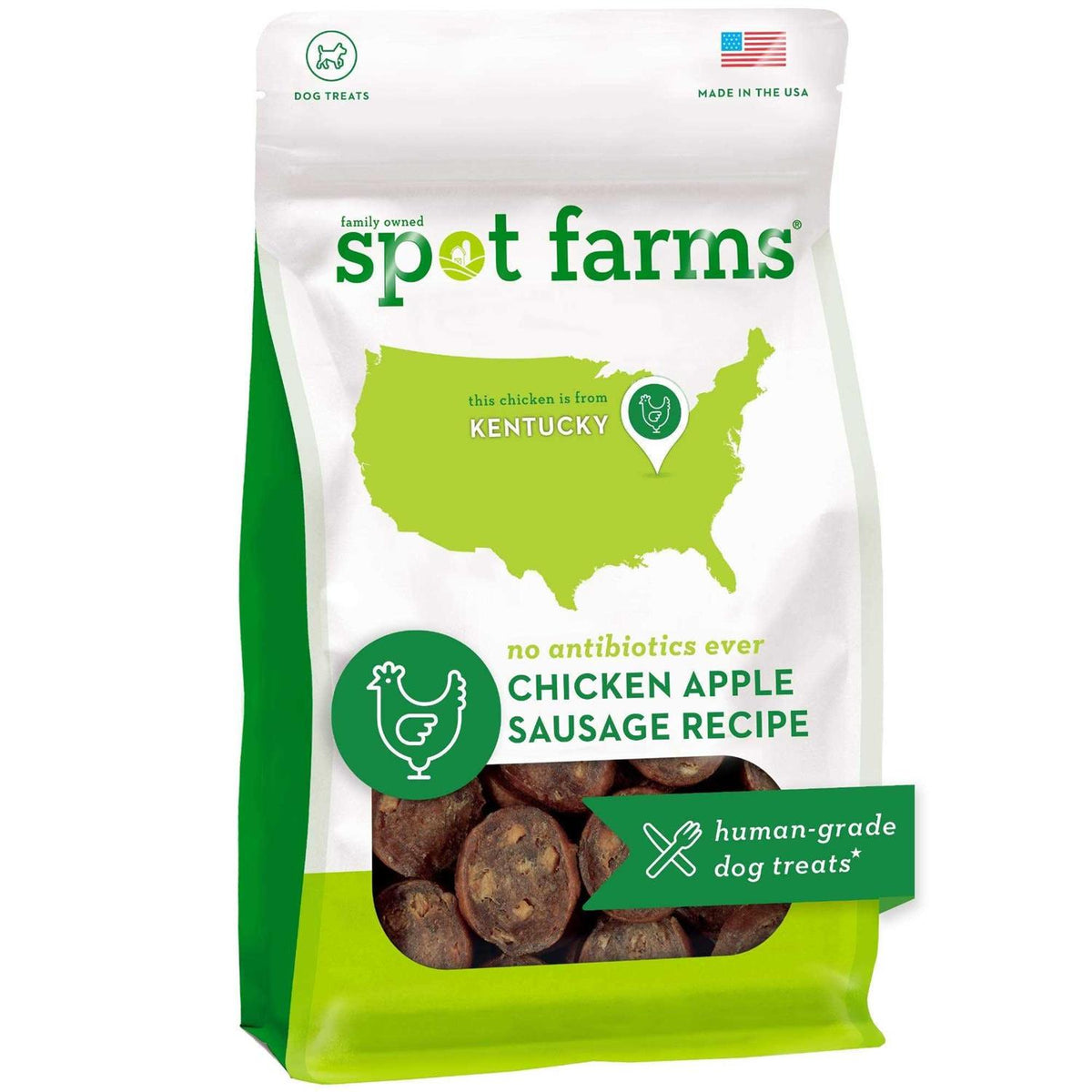 Chicken Apple Sausage Dog Treats J8677