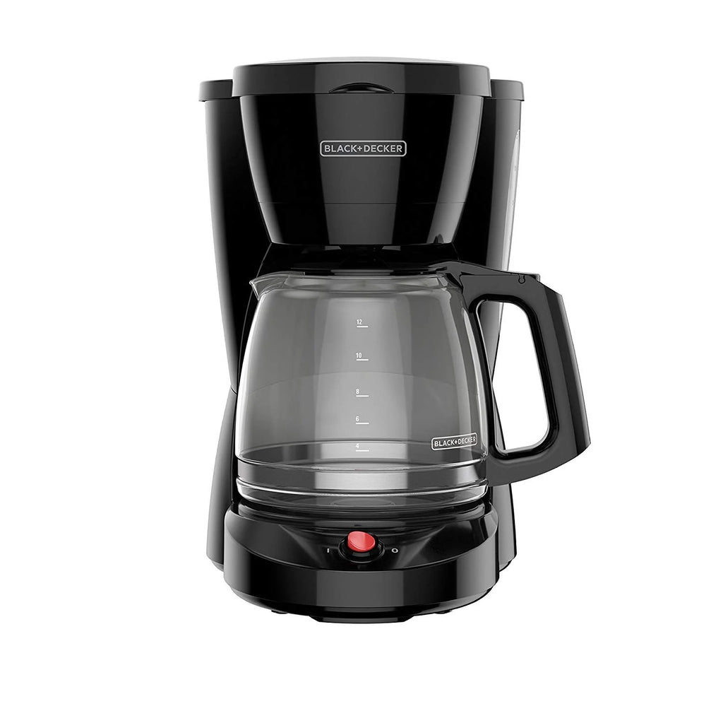 12-Cup Black Glass Carafe Coffee Maker E33254