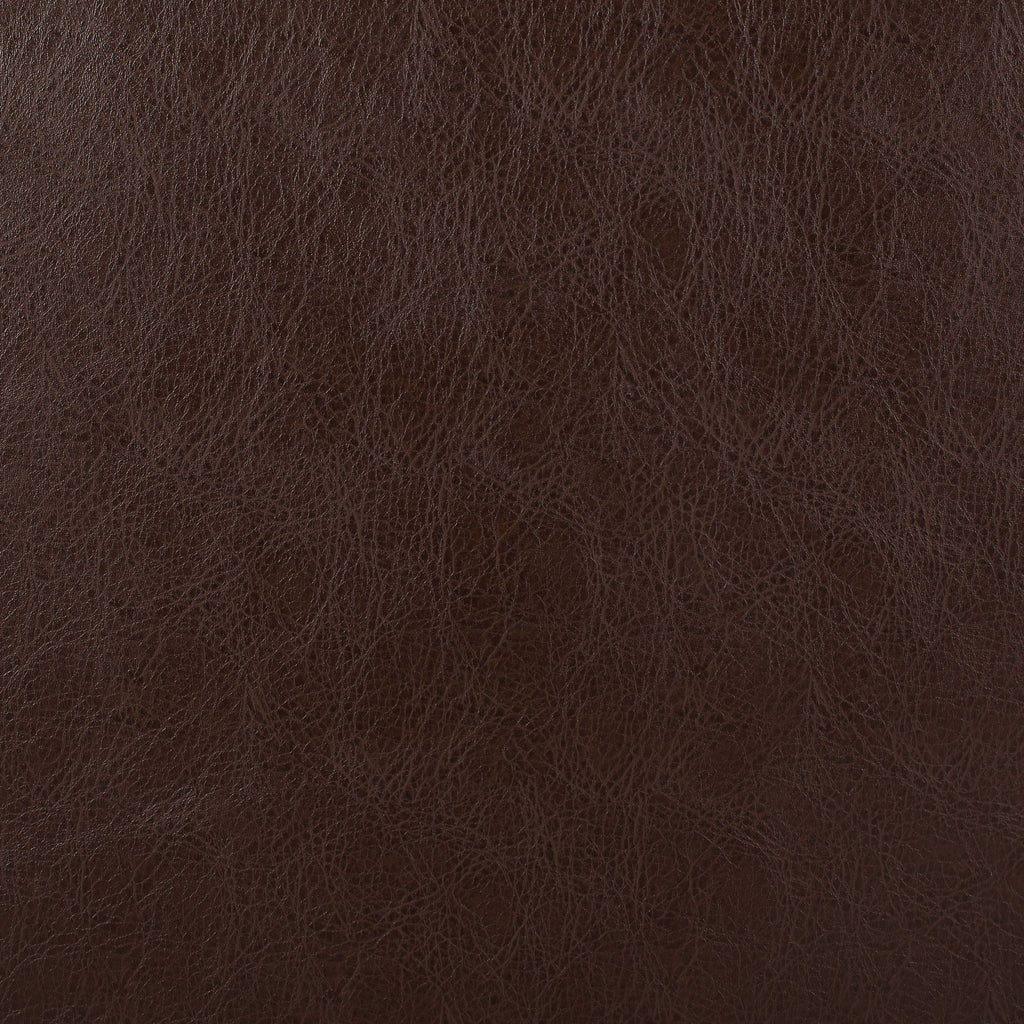 Dark Brown Faux Leather Sofa X756