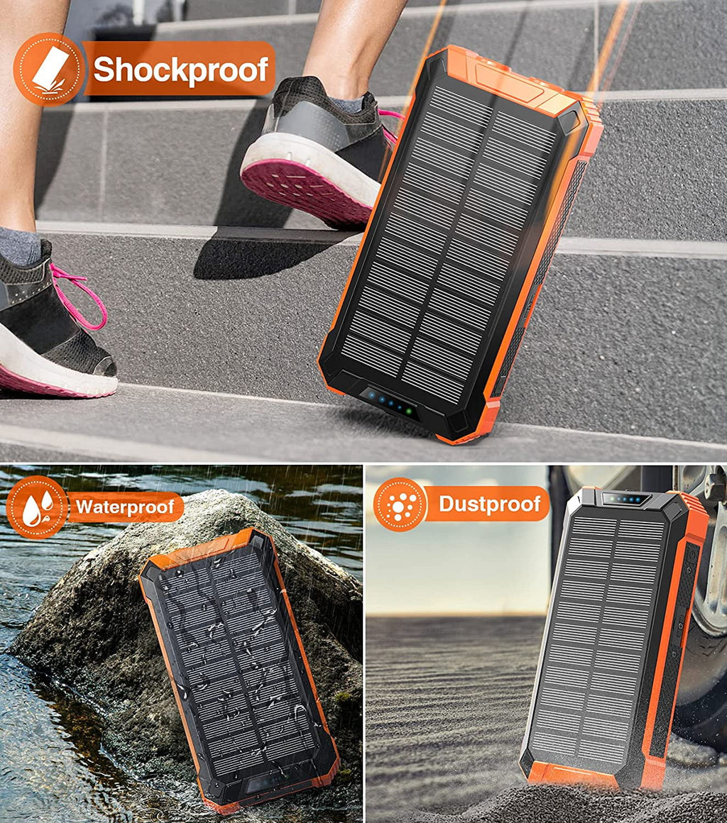 36000mAh Solar Power Bank Qi Wireless T22517