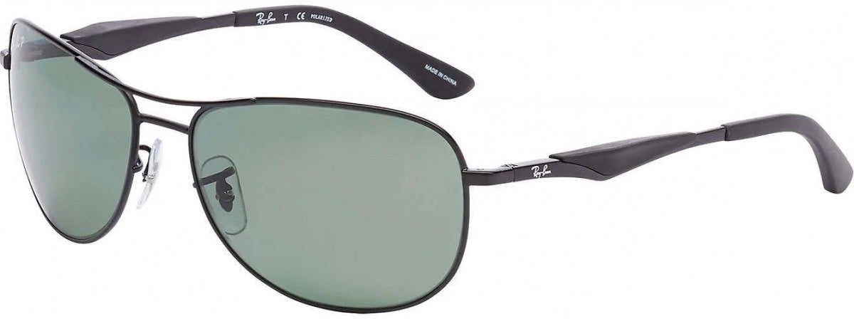 Matte Black Metal Sunglasses P258