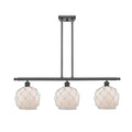 Farmhouse Rope 3 Light Island Light H251