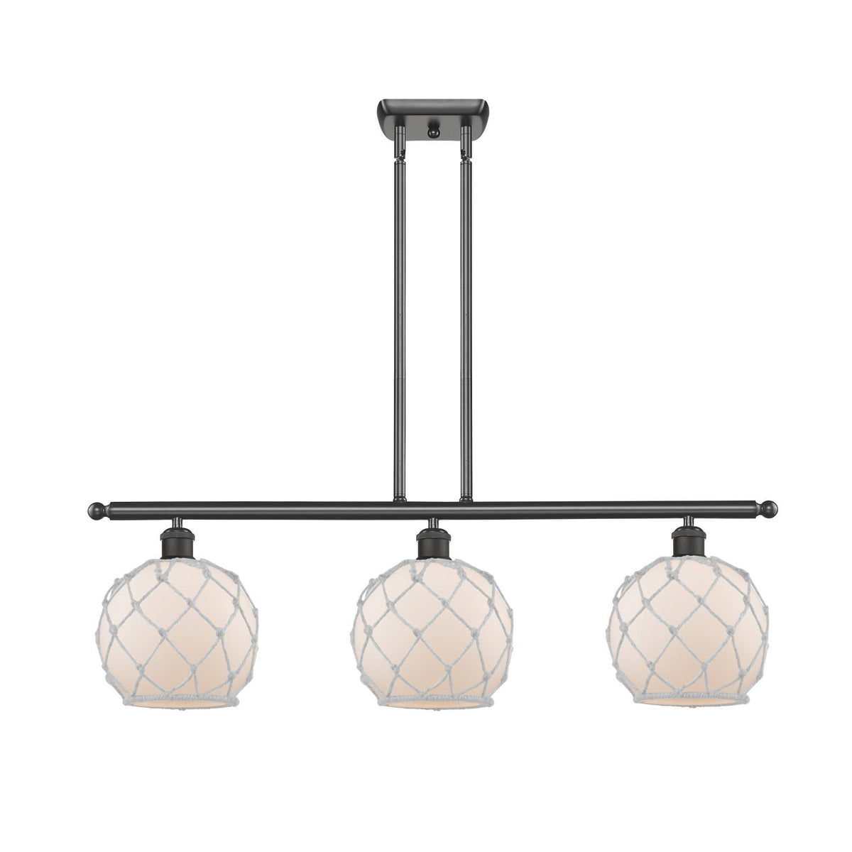 Farmhouse Rope 3 Light Island Light H251
