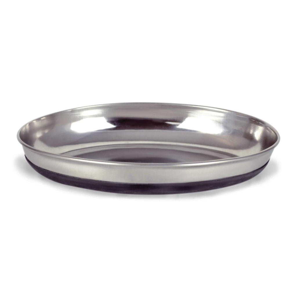 Oval Cat Dish with Rubber Bonded Bottom W32725