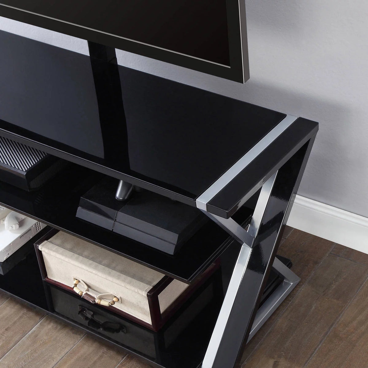 Black 3-in-1 Television Stand A5673