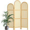 Pine Wood 5.6 Ft 3 Panels Room Divider B244