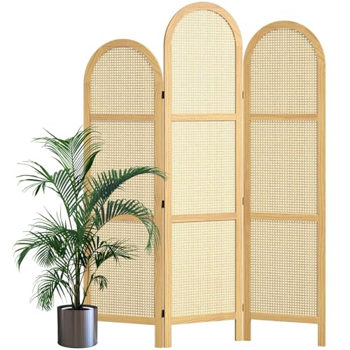 Pine Wood 5.6 Ft 3 Panels Room Divider B244