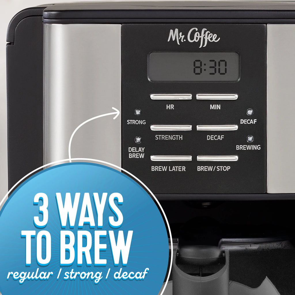 12 Cup Coffee Maker with Decaf Function H4967