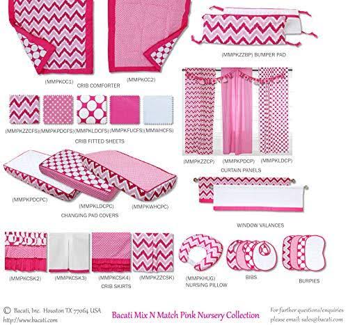 Pink Fuschia Crib Fitted Sheet G4055