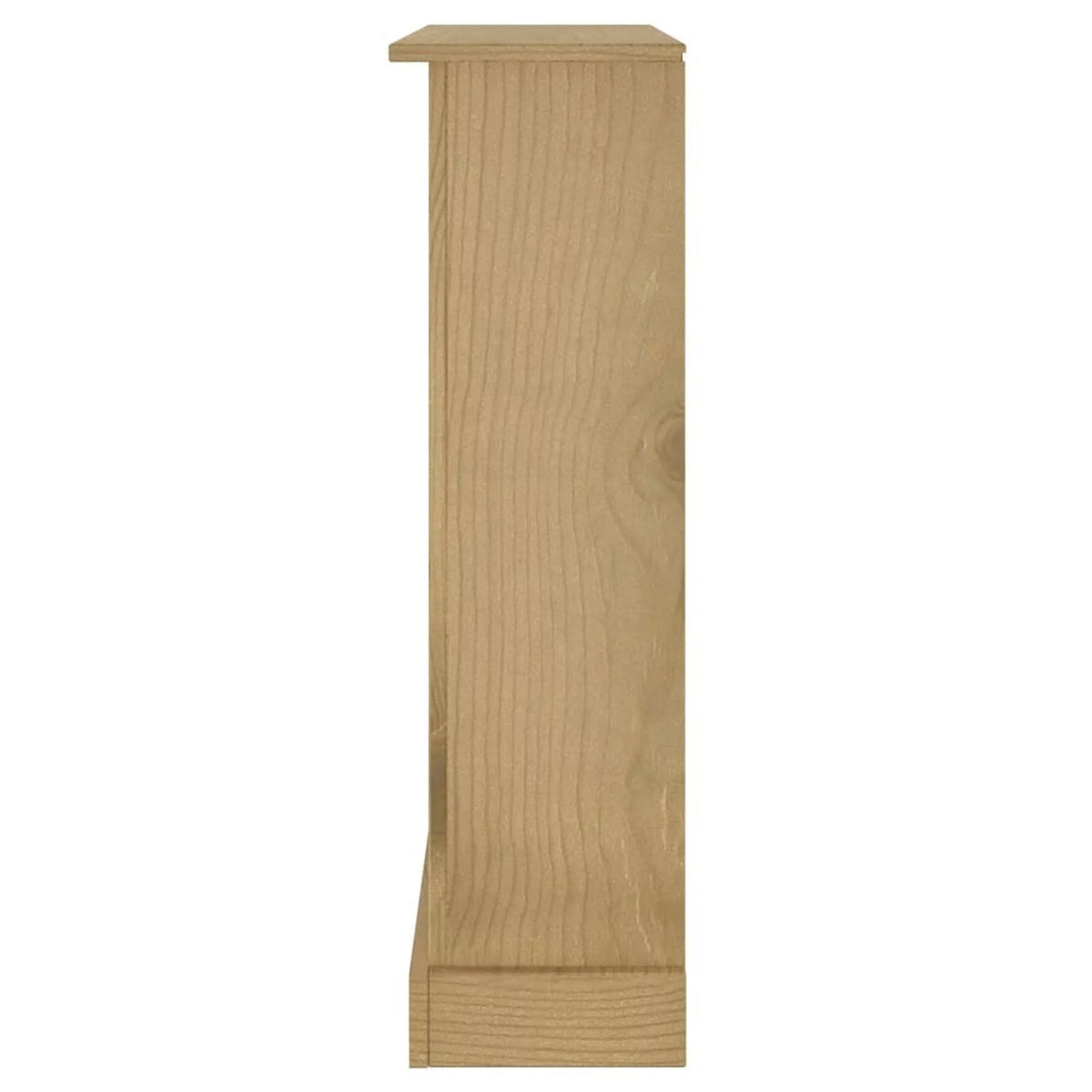 Natural 3-Tier Pine Bookcase Side Cabinet G420