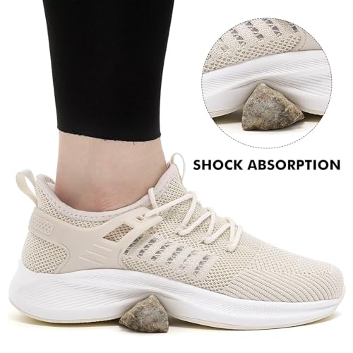 Women's Athletic Walking Shoes Lightweight Breathable Slip on Sneakers D632371