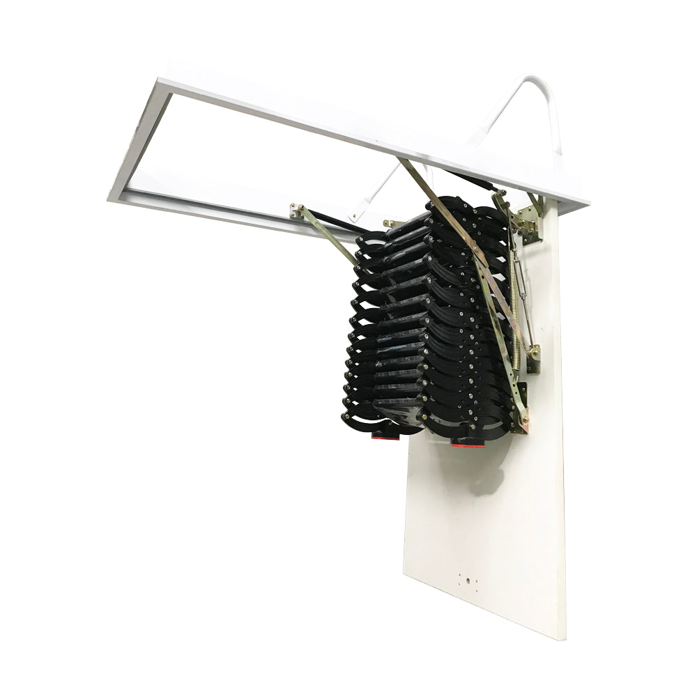 Black 13 Steps Telescopic Ladder Z993397