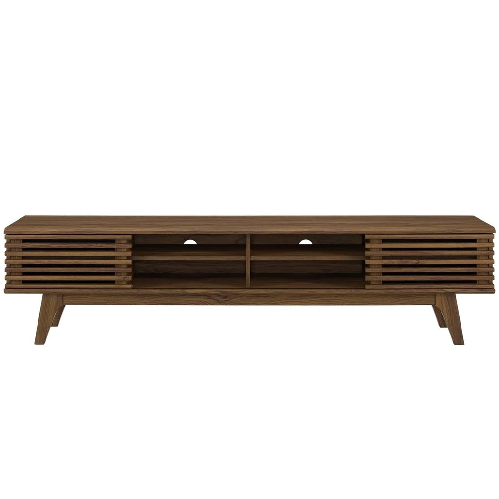 70" Walnut Entertainment Center TV Stand K89839
