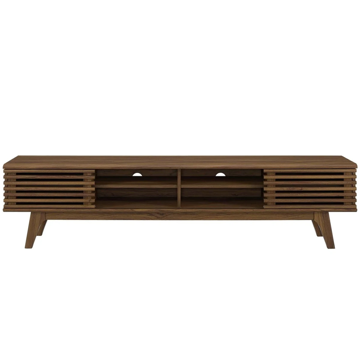 70" Walnut Entertainment Center TV Stand K89839