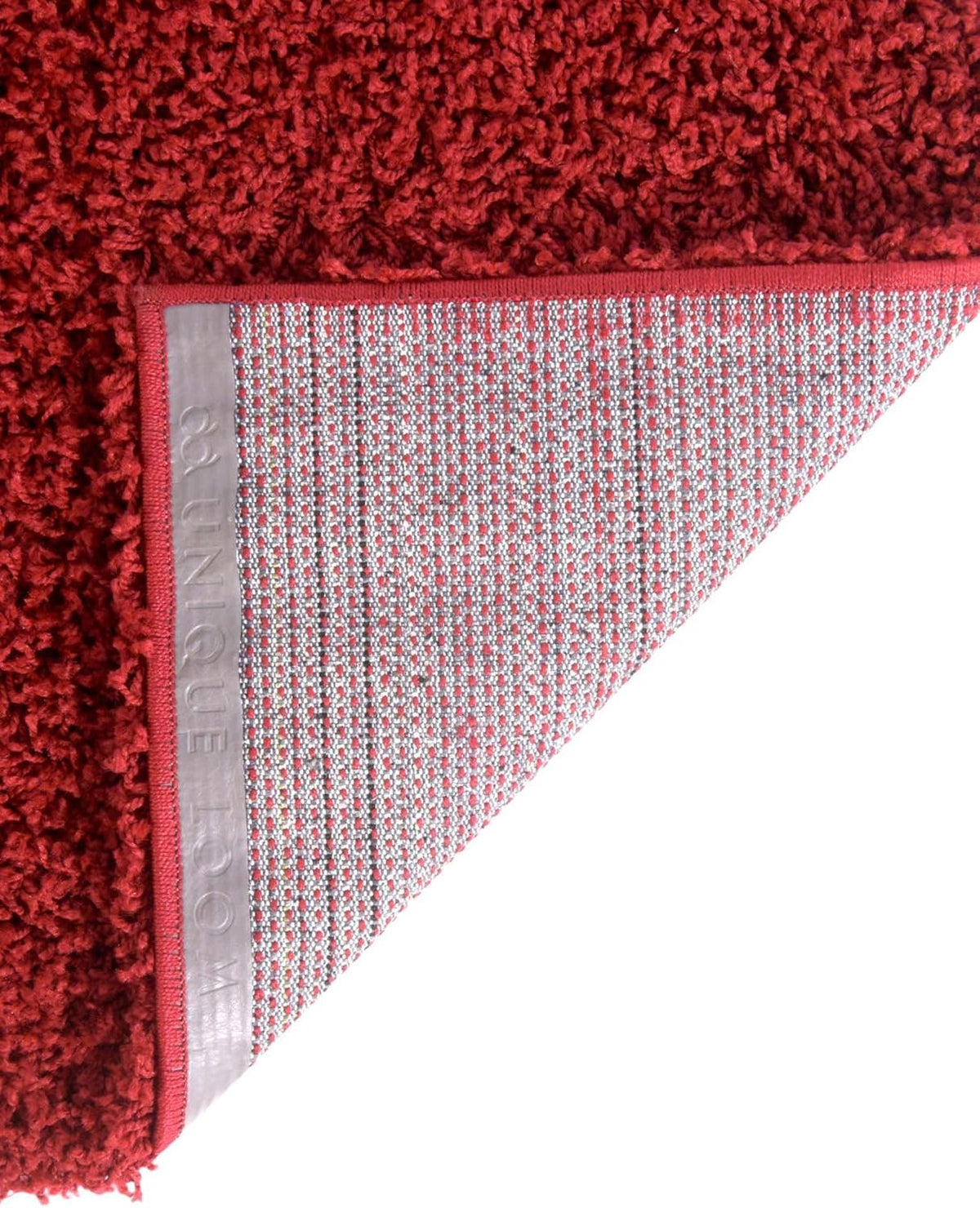 8' x 11' Cherry Red Shag Rug D540537
