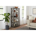 Tall Wood Bookcase W692862