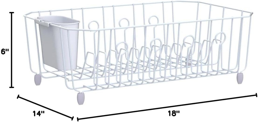 White Large Dish Drainer P20951