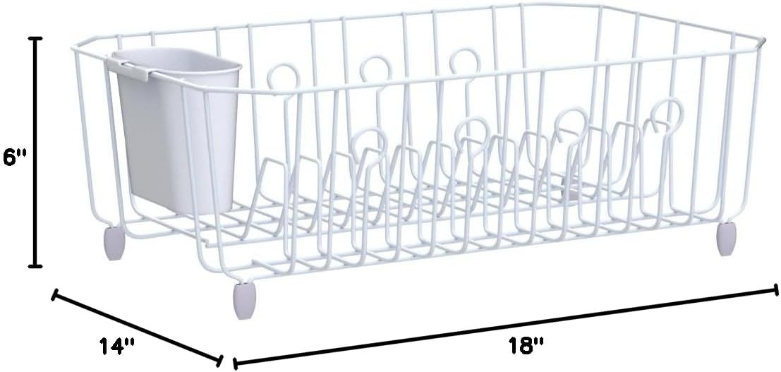 White Large Dish Drainer P20951